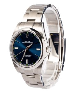 Alternative view of HandMade The Rolex Oyster Perpetual 114300 Blue Index Dial