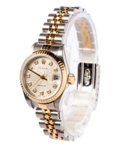 Alternative view of HandMade The Ladies Rolex Datejust 79173 Silver Diamond