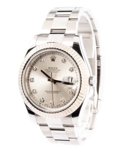 Alternative view of HandMade The Rolex Datejust II 116334 Silver Dial