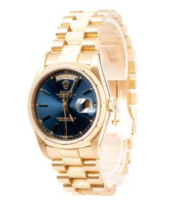 Alternative view of HandMade The Rolex Day-Date President 18248 Blue Dial