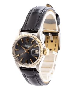 Alternative view of HandMade The Ladies Rolex Date 6517 Steel & Gold