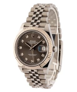 Alternative view of HandMade The Rolex Datejust 41 Ref 126334 Dark Rhodium Dial