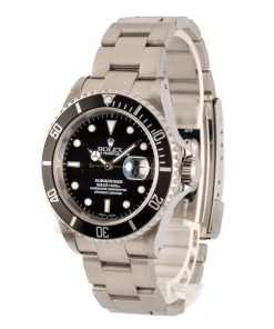 Alternative view of HandMade The Rolex Black Dial Submariner 16610