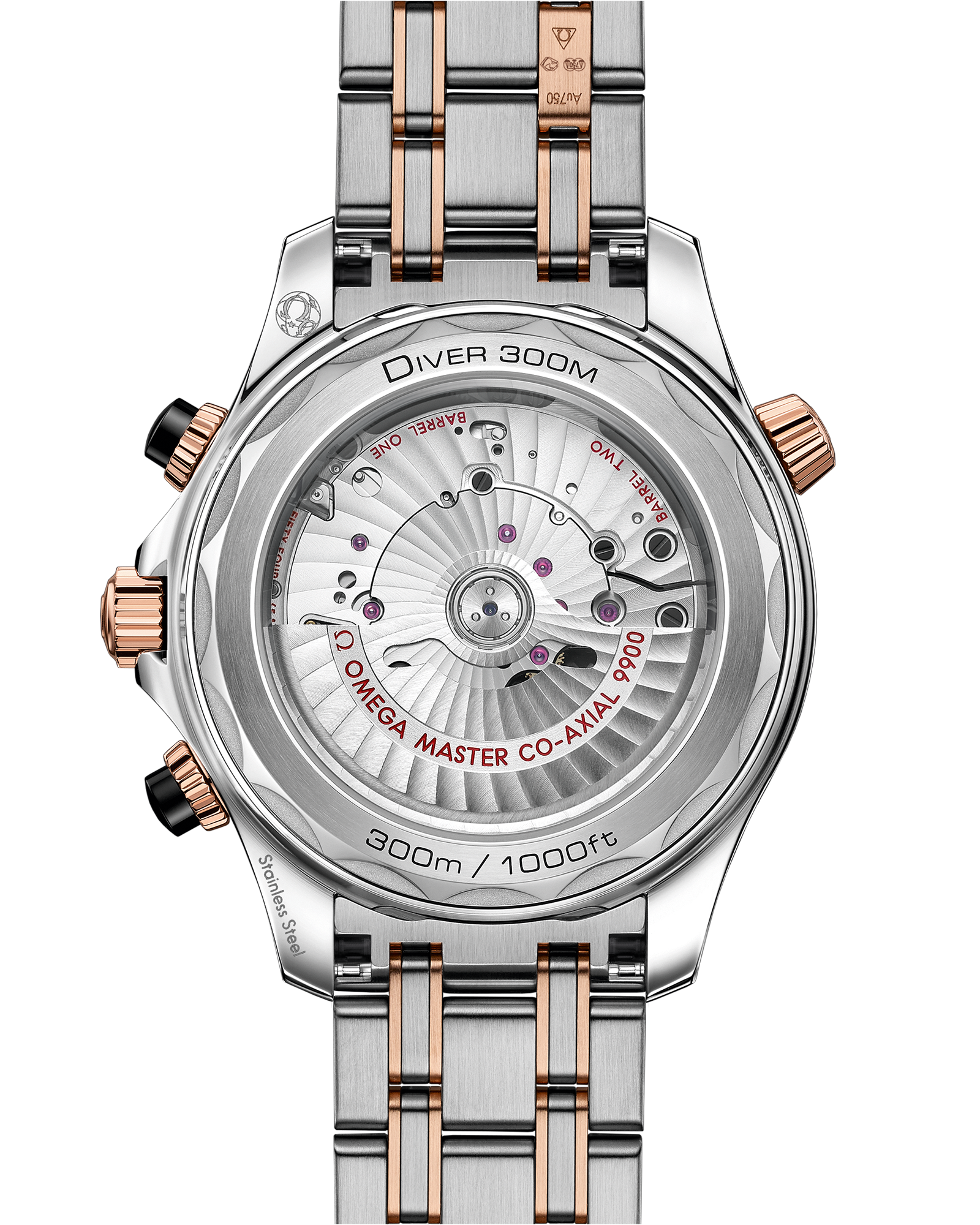 Omega SEAMASTER DIVER 300M 44 mm, steel ‑ Sedna™ gold on steel ‑ Sedna™ gold 210.20.44.51.01.001 - Image 2