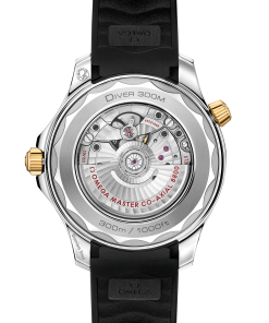 Alternative view of Omega SEAMASTER DIVER 300M 42 mm, steel ‑ yellow gold on rubber strap 210.22.42.20.01.001