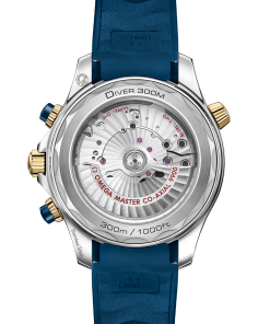 Alternative view of Omega SEAMASTER DIVER 300M 44 mm, steel ‑ yellow gold on rubber strap 210.22.44.51.03.001