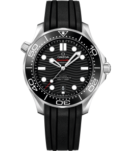 Omega SEAMASTER DIVER 300M 42 mm, steel on rubber strap 210.32.42.20.01.001