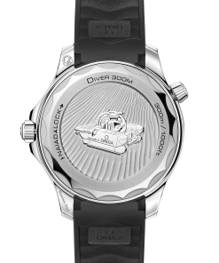 Alternative view of Omega SEAMASTER DIVER 300M 42 mm, steel on rubber strap 210.32.42.20.01.002