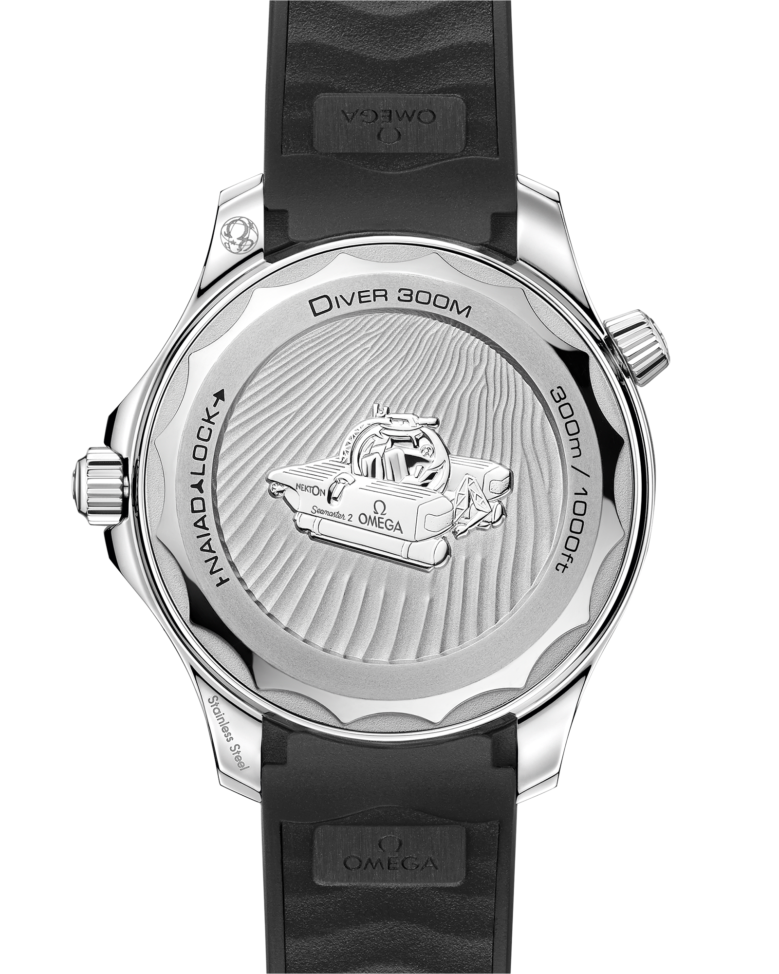 Omega SEAMASTER DIVER 300M 42 mm, steel on rubber strap 210.32.42.20.01.002 - Image 2