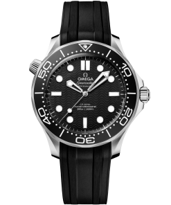 Omega SEAMASTER DIVER 300M 42 mm, steel on rubber strap 210.32.42.20.01.003