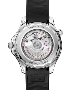 Alternative view of Omega SEAMASTER DIVER 300M 42 mm, steel on rubber strap 210.32.42.20.01.003