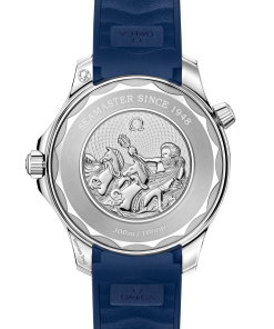 Alternative view of Omega SEAMASTER DIVER 300M 42 mm, steel on rubber strap 210.32.42.20.03.002