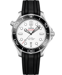 Omega SEAMASTER DIVER 300M 42 mm, steel on rubber strap 210.32.42.20.04.001