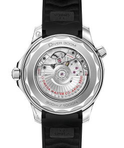 Alternative view of Omega SEAMASTER DIVER 300M 42 mm, steel on rubber strap 210.32.42.20.04.001