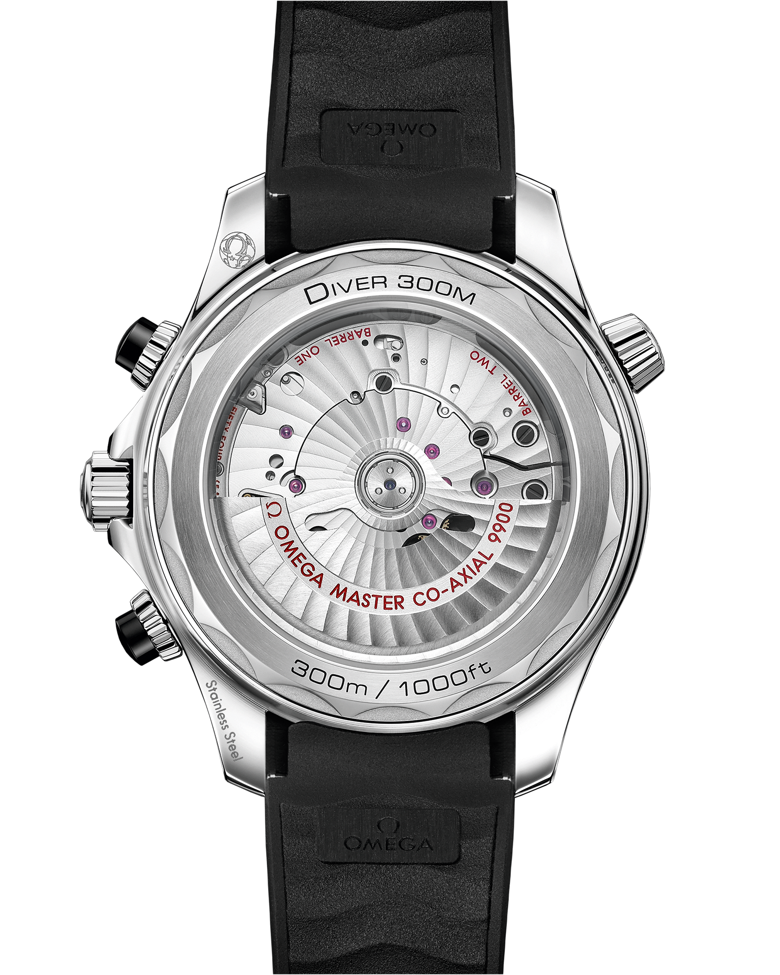 Omega SEAMASTER DIVER 300M 44 mm, steel on rubber strap 210.32.44.51.01.001 - Image 2