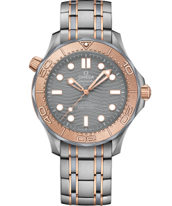 Omega SEAMASTER DIVER 300M 42 mm, titanium ‑ tantalum ‑ Sedna™ gold on titanium ‑ tantalum ‑ Sedna™ gold 210.60.42.20.99.001