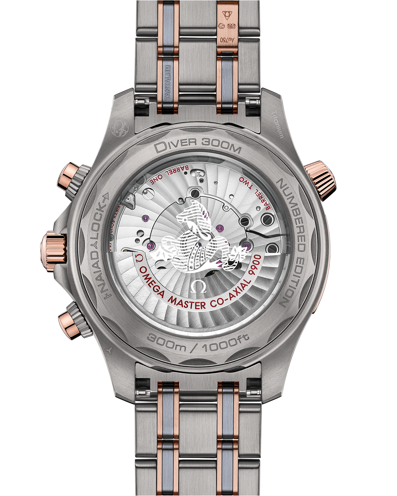 Omega SEAMASTER DIVER 300M 44 mm, titanium ‑ tantalum ‑ Sedna™ gold on titanium ‑ tantalum ‑ Sedna™ gold 210.60.44.51.03.001 - Image 2