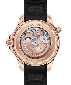 Alternative view of Omega SEAMASTER DIVER 300M 42 mm, Sedna™ gold on rubber strap 210.62.42.20.01.002