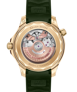 Alternative view of Omega SEAMASTER DIVER 300M 42 mm, Moonshine™ gold on rubber strap 210.62.42.20.10.001