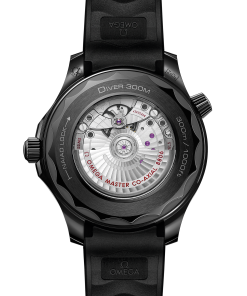 Alternative view of Omega SEAMASTER DIVER 300M 43.5 mm, black ceramic on rubber strap 210.92.44.20.01.003