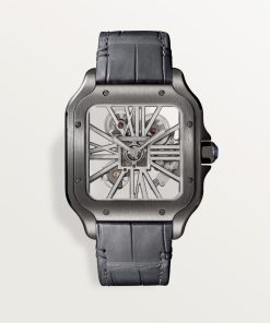 SANTOS DE CARTIER SKELETON WATCH