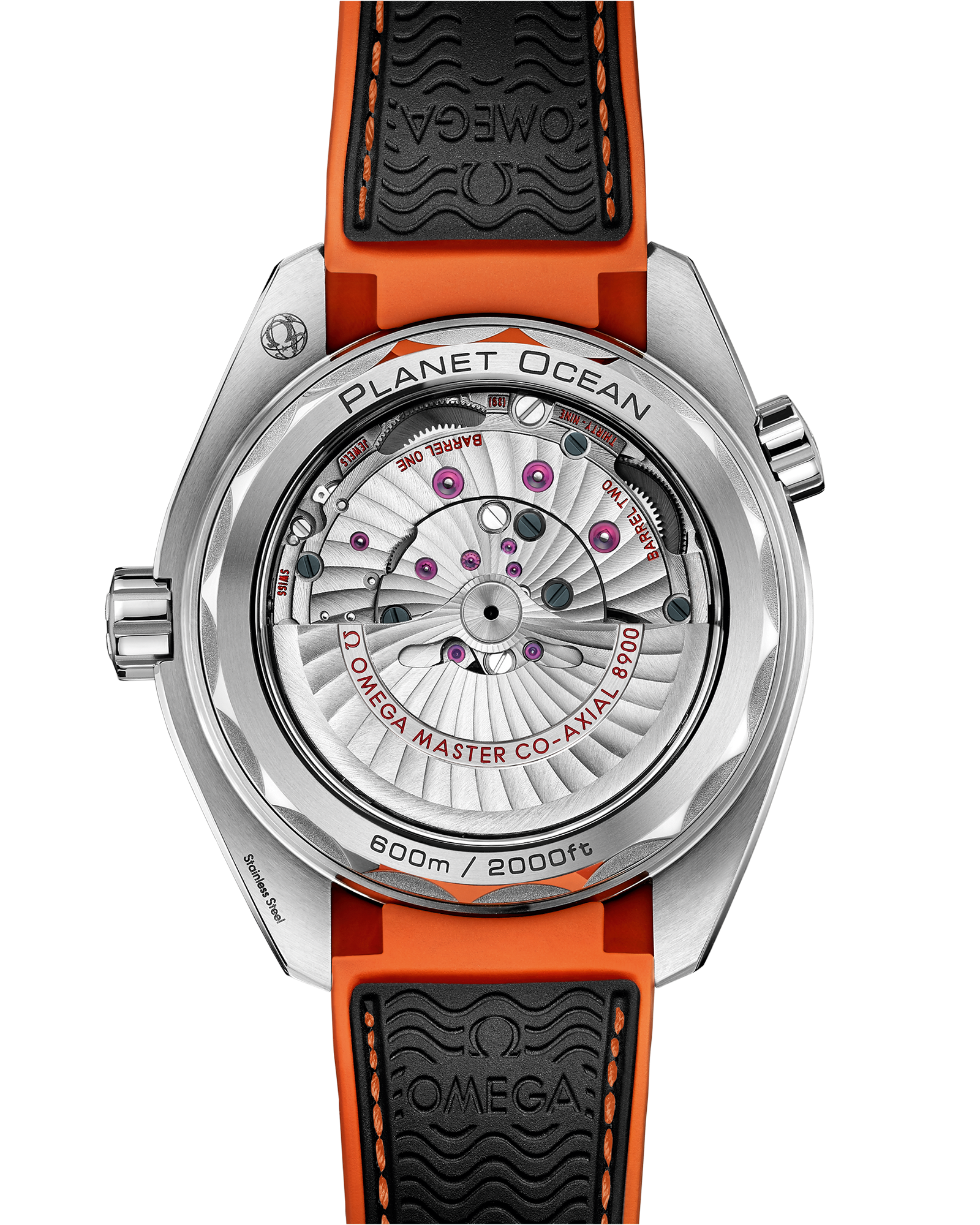 Omega SEAMASTER PLANET OCEAN 600M 43.5 mm, steel on rubber strap 215.32.44.21.01.001 - Image 2