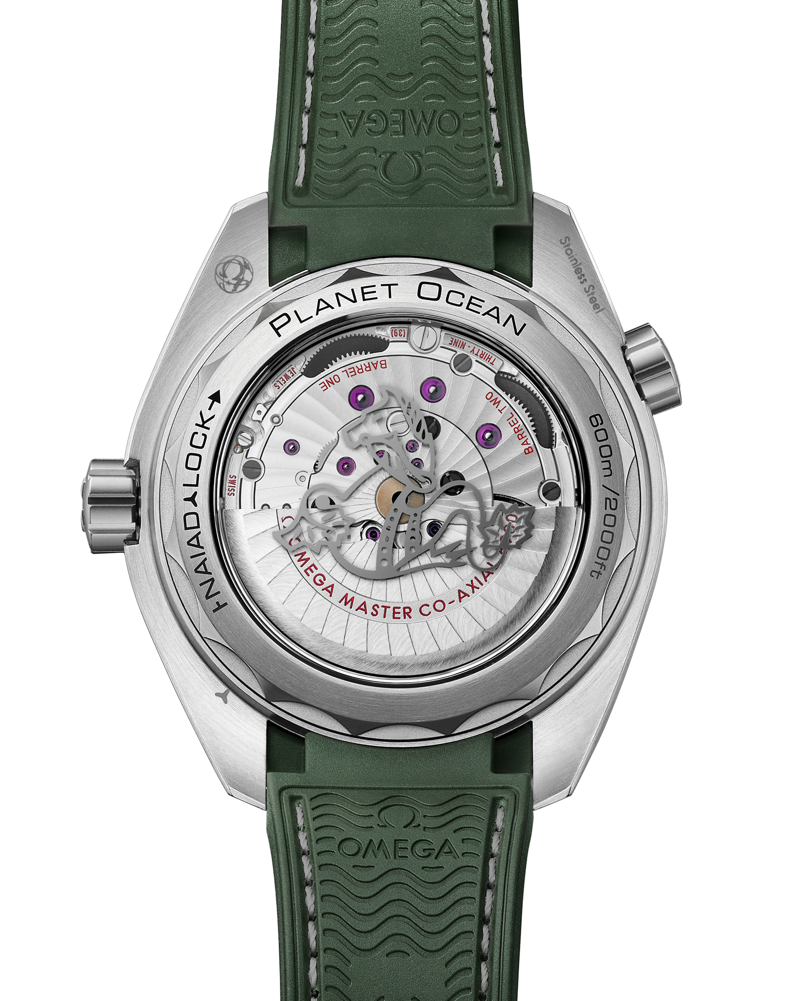 Omega SEAMASTER PLANET OCEAN 600M 43.5 mm, steel on rubber strap 215.32.44.21.06.001 - Image 2