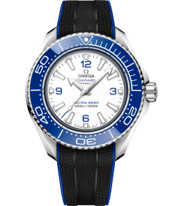 Omega SEAMASTER PLANET OCEAN 6000M 45.5 mm, O‑MEGASTEEL on rubber strap 215.32.46.21.04.001