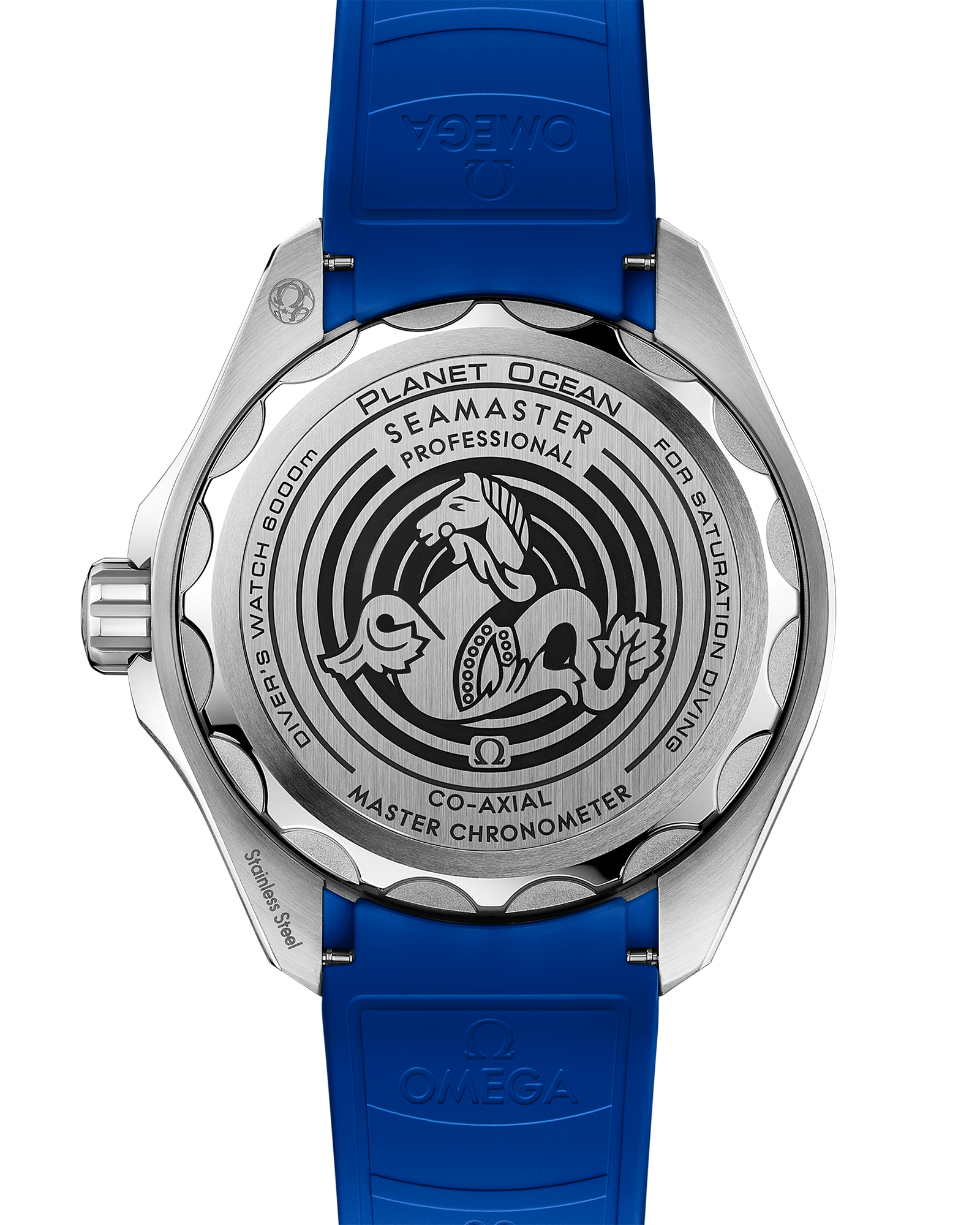 Omega SEAMASTER PLANET OCEAN 6000M 45.5 mm, O‑MEGASTEEL on rubber strap 215.32.46.21.04.001 - Image 2