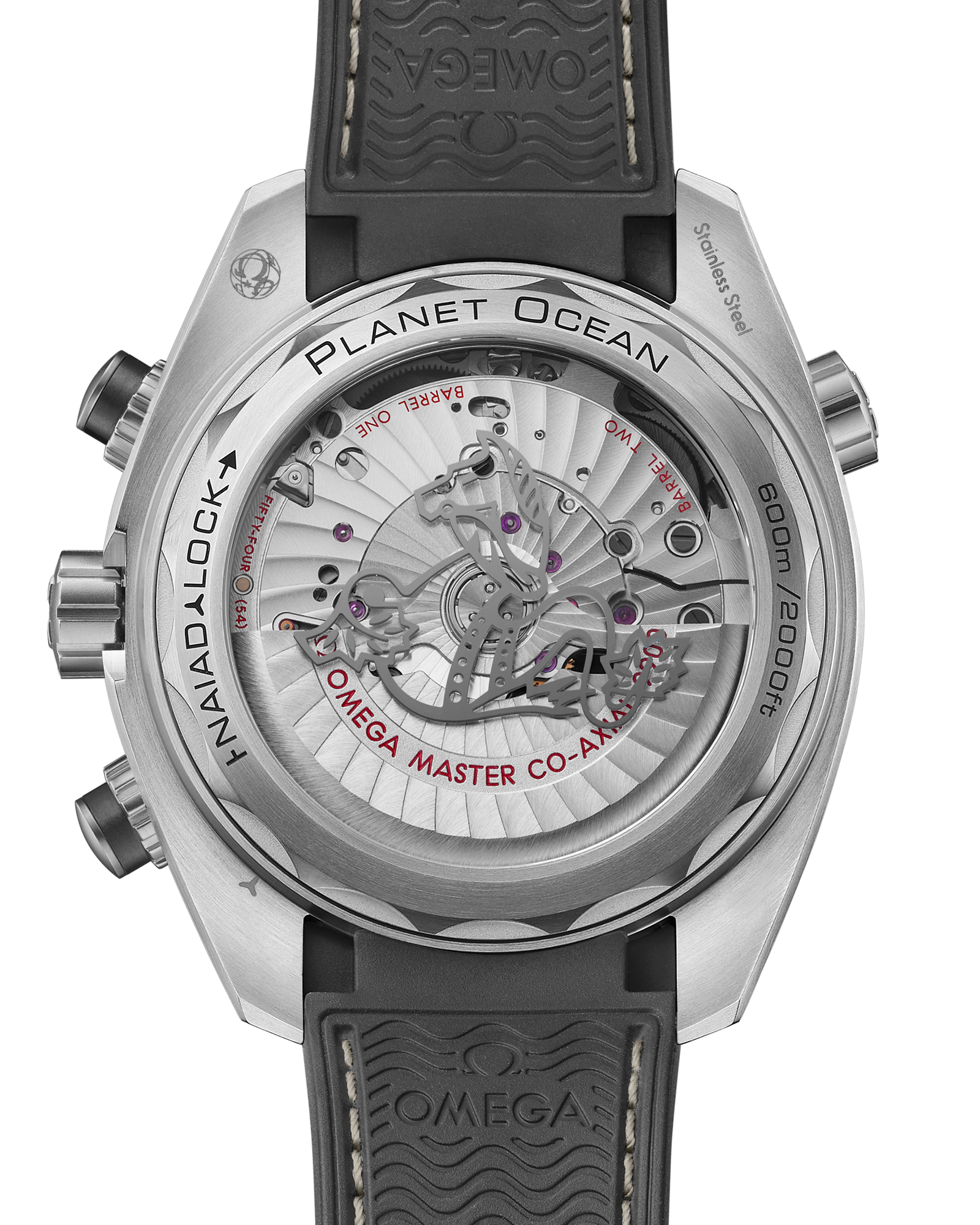 Omega SEAMASTER PLANET OCEAN 600M 45.5 mm, steel on rubber strap 215.32.46.51.01.004 - Image 2