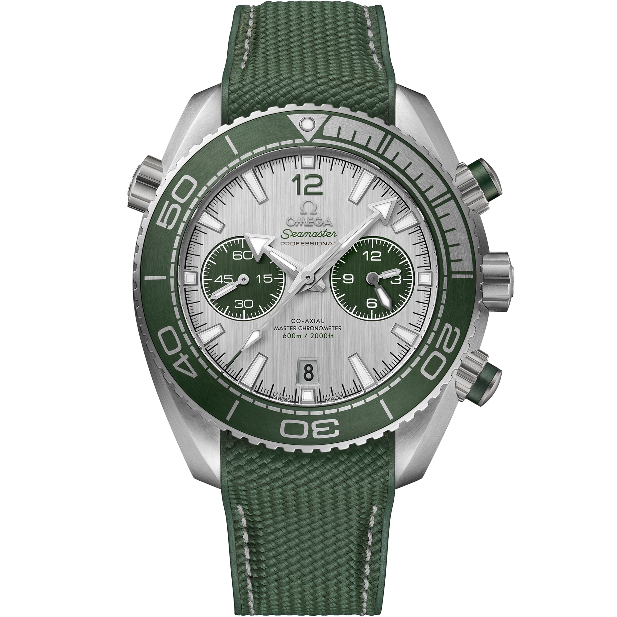 Omega SEAMASTER PLANET OCEAN 600M 45.5 mm, steel on rubber strap 215.32.46.51.06.001