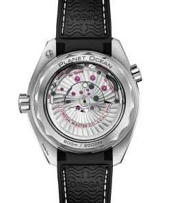 Alternative view of Omega SEAMASTER PLANET OCEAN 600M 43.5 mm, steel on leather strap with rubber lining 215.33.44.22.01.001