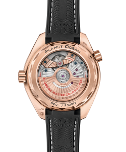Alternative view of Omega SEAMASTER PLANET OCEAN 600M 39.5 mm, Sedna™ gold on leather strap with rubber lining 215.63.40.20.13.001