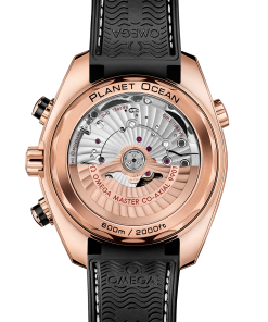 Alternative view of Omega SEAMASTER PLANET OCEAN 600M 45.5 mm, Sedna™ gold on leather strap with rubber lining 215.63.46.51.01.001