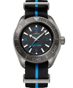 Omega SEAMASTER PLANET OCEAN 6000M 45.5 mm, titanium on NATO strap 215.92.46.21.01.001