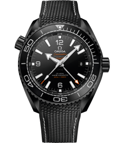 Omega SEAMASTER PLANET OCEAN 600M 45.5 mm, black ceramic on rubber strap 215.92.46.22.01.001