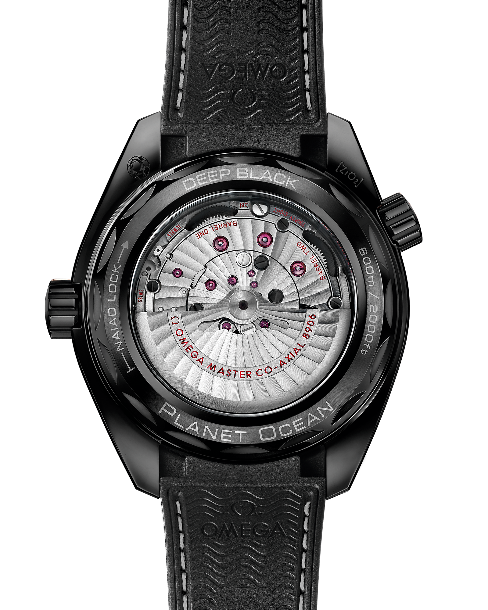 Omega SEAMASTER PLANET OCEAN 600M 45.5 mm, black ceramic on rubber strap 215.92.46.22.01.001 - Image 2
