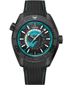 Omega SEAMASTER PLANET OCEAN 600M 45.5 mm, black ceramic on rubber strap 215.92.46.22.01.006