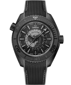 Omega SEAMASTER PLANET OCEAN 600M 45.5 mm, black ceramic on rubber strap 215.92.46.22.01.007