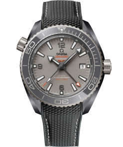 Omega SEAMASTER PLANET OCEAN 600M 45.5 mm, grey ceramic on rubber strap 215.92.46.22.99.002