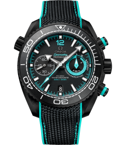 Omega SEAMASTER PLANET OCEAN 600M 45.5 mm, black ceramic on rubber strap 215.92.46.51.01.003
