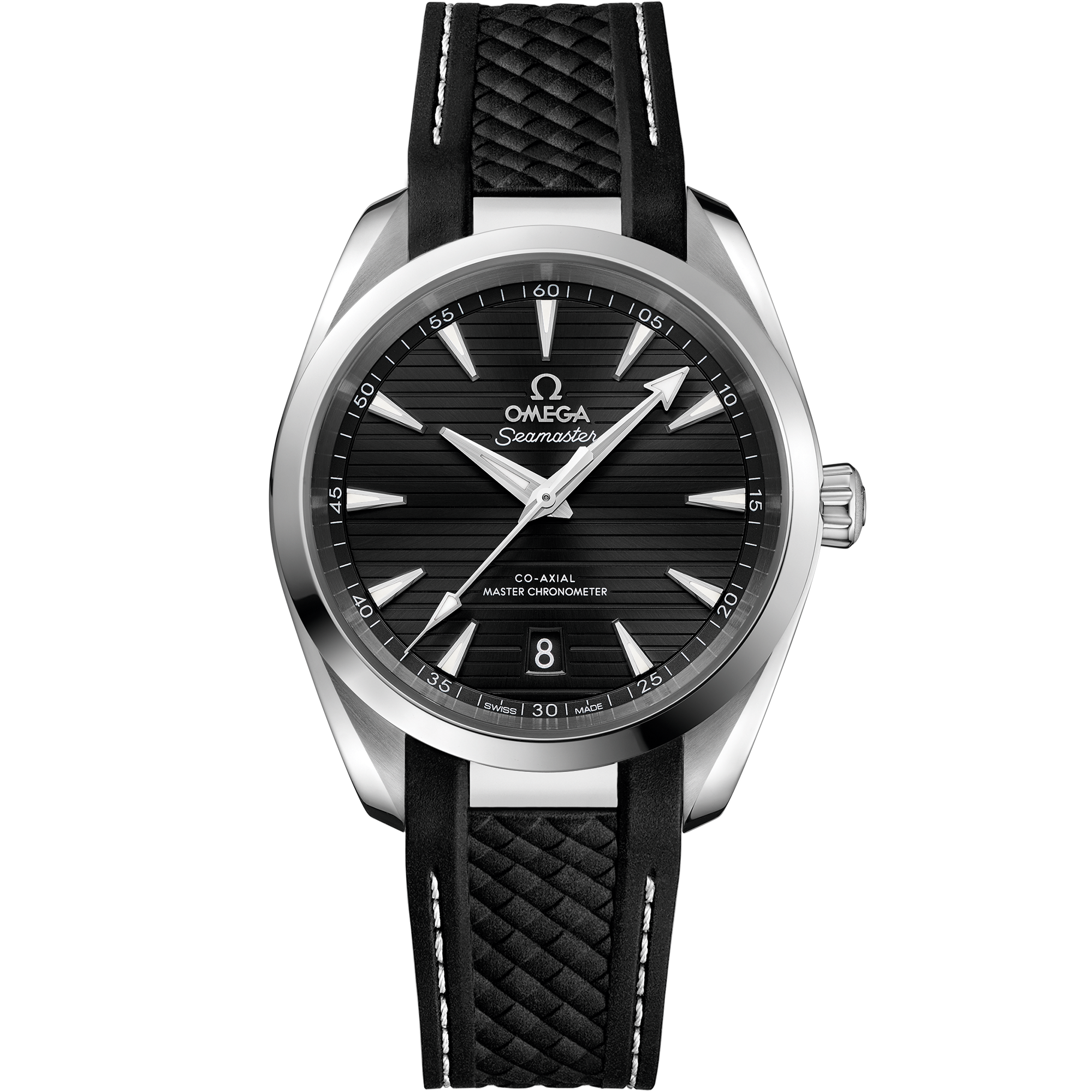 Omega SEAMASTER AQUA TERRA 150M 38 mm, steel on rubber strap 220.12.38.20.01.001