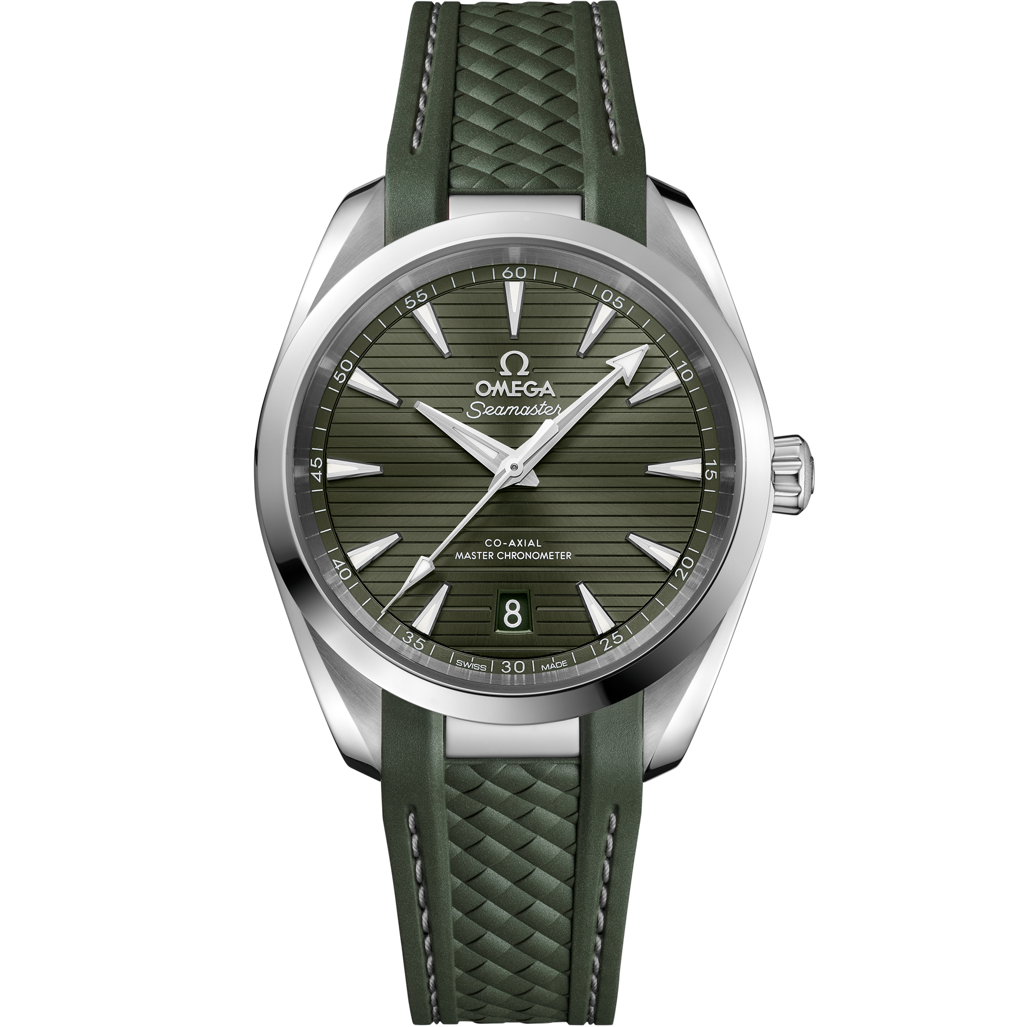 Omega SEAMASTER AQUA TERRA 150M 38 mm, steel on rubber strap 220.12.38.20.10.001