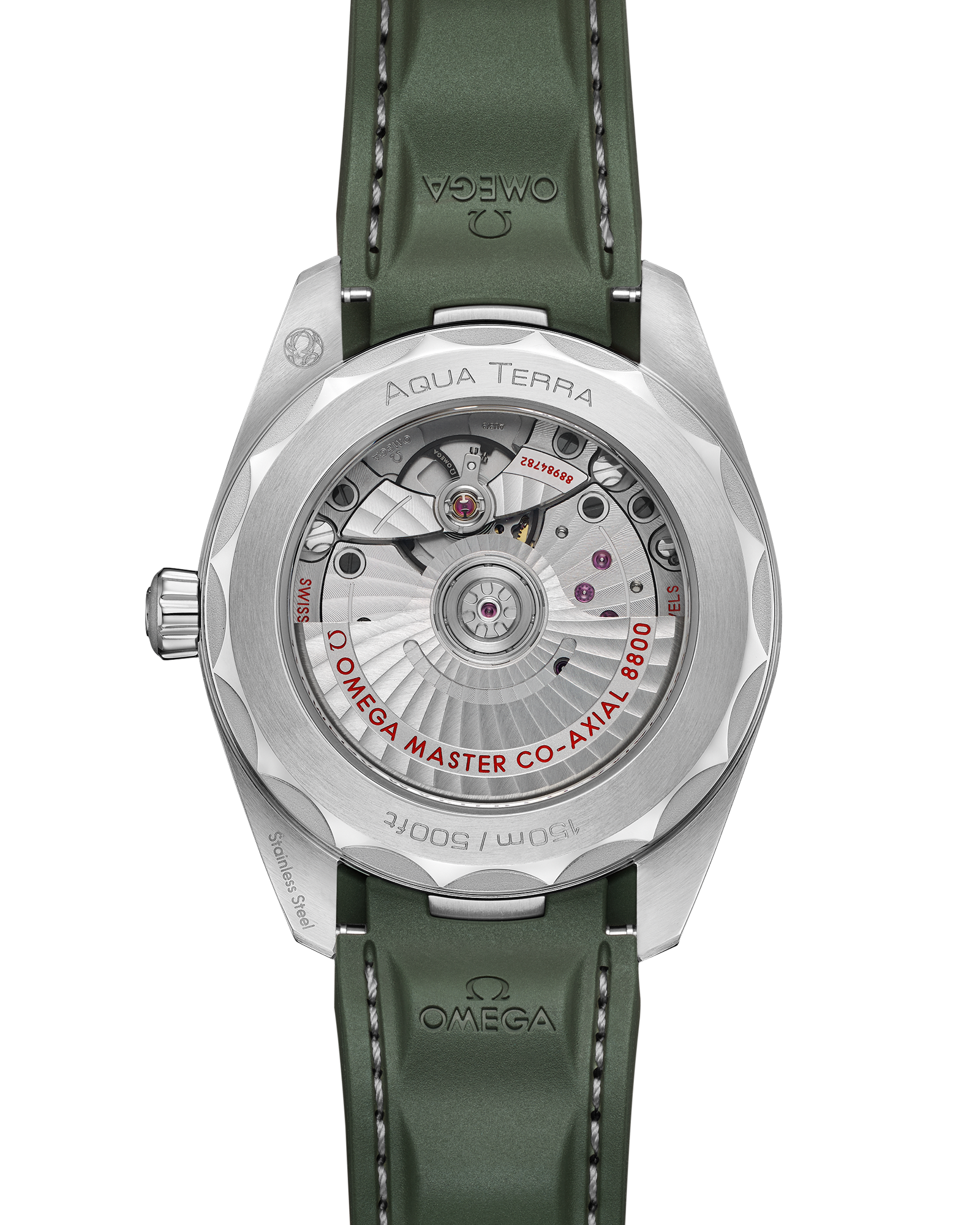 Omega SEAMASTER AQUA TERRA 150M 38 mm, steel on rubber strap 220.12.38.20.10.001 - Image 2