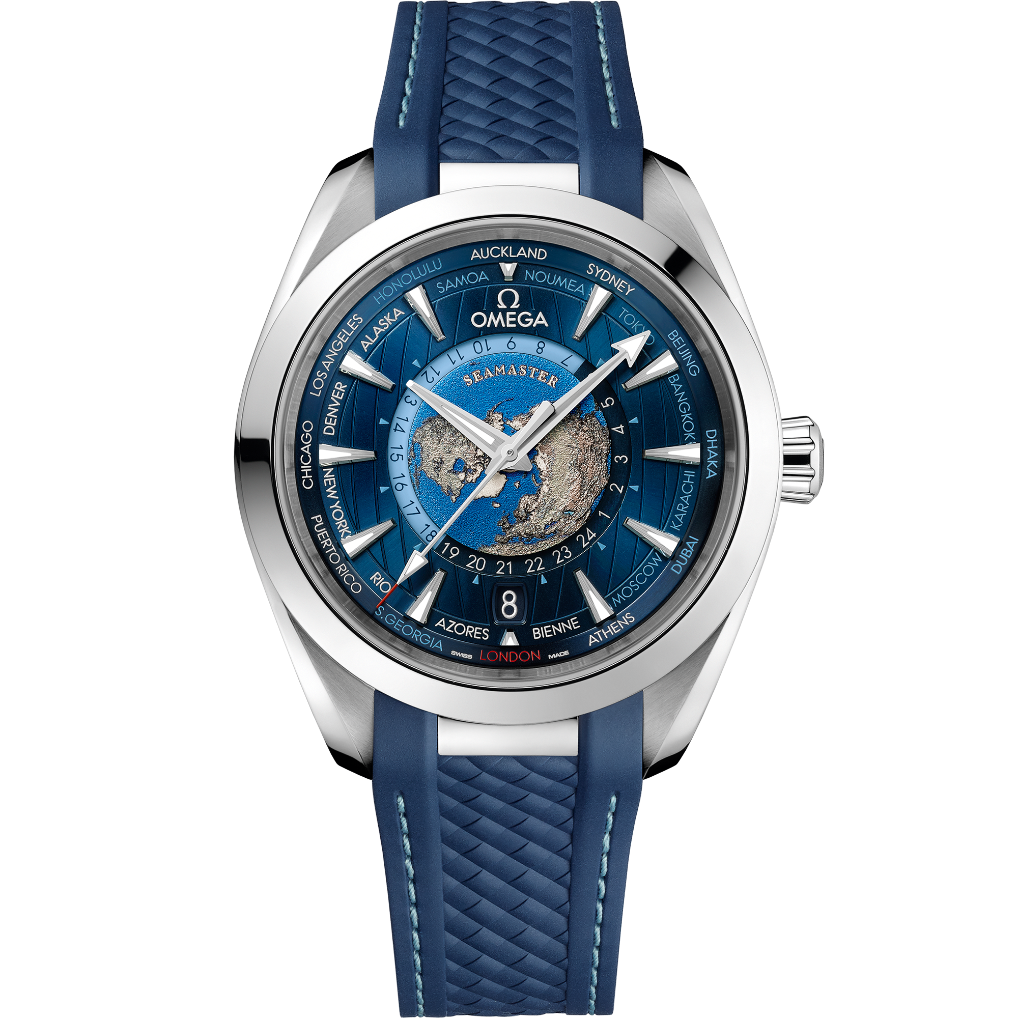 Omega SEAMASTER AQUA TERRA 150M 43 mm, steel on rubber strap 220.12.43.22.03.001