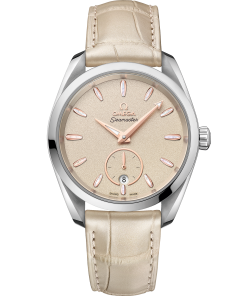 Omega SEAMASTER AQUA TERRA 150M 38 mm, steel on leather strap 220.13.38.20.09.001