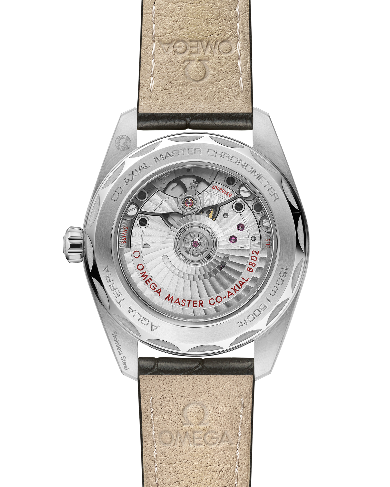 Omega SEAMASTER AQUA TERRA 150M 38 mm, steel on leather strap 220.13.38.20.60.001 - Image 2