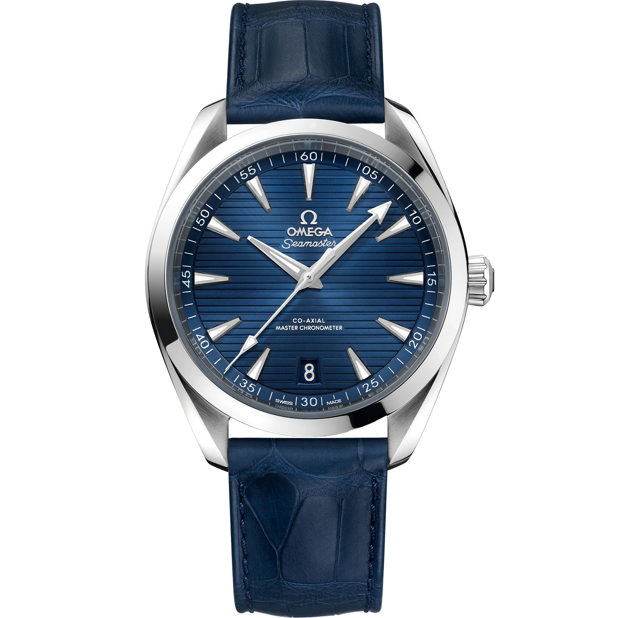 Omega SEAMASTER AQUA TERRA 150M 41 mm, steel on leather strap 220.13.41.21.03.003
