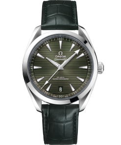 Omega SEAMASTER AQUA TERRA 150M 41 mm, steel on leather strap 220.13.41.21.10.001