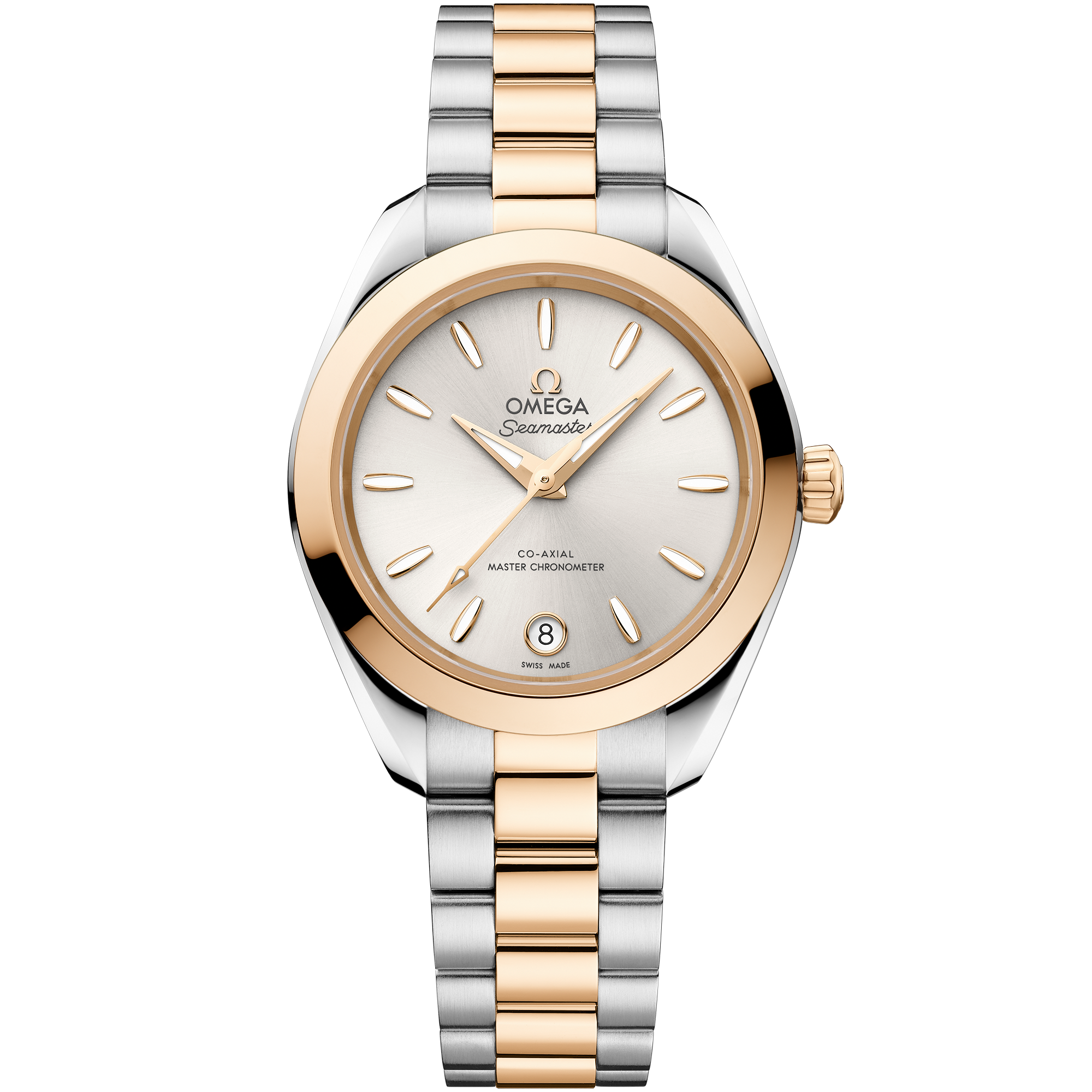 Omega SEAMASTER AQUA TERRA 150M 30 mm, steel ‑ Moonshine™ gold on steel ‑ Moonshine™ gold 220.20.30.20.02.001